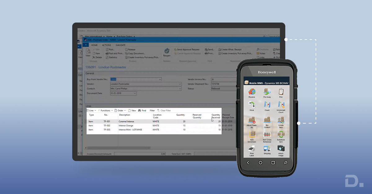 Integrating Business Central with Tasklet Mobile WMS